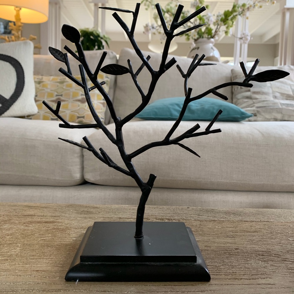 Black Tree Jewelry Stand